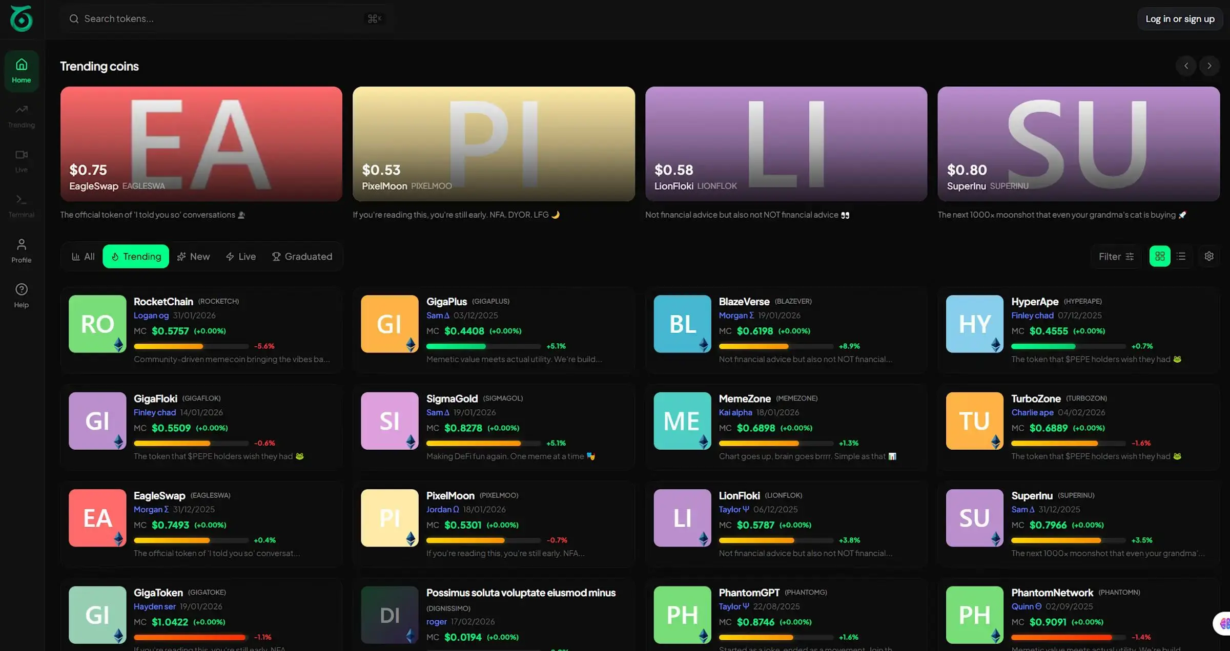 HYPEMINT product interface