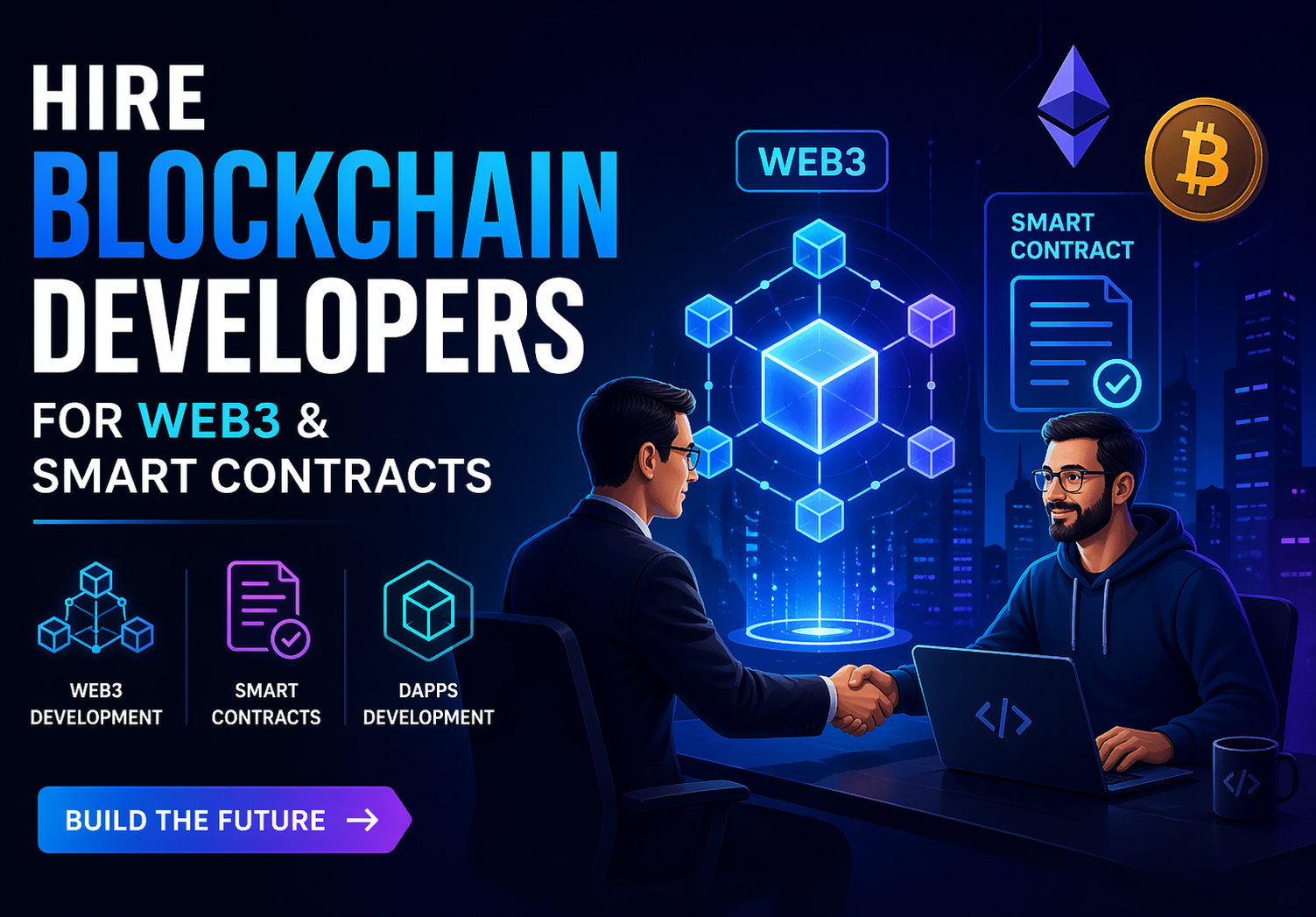 Hire a Blockchain Developer in 2026: Complete Guide to Web3 & Smart Contract Development